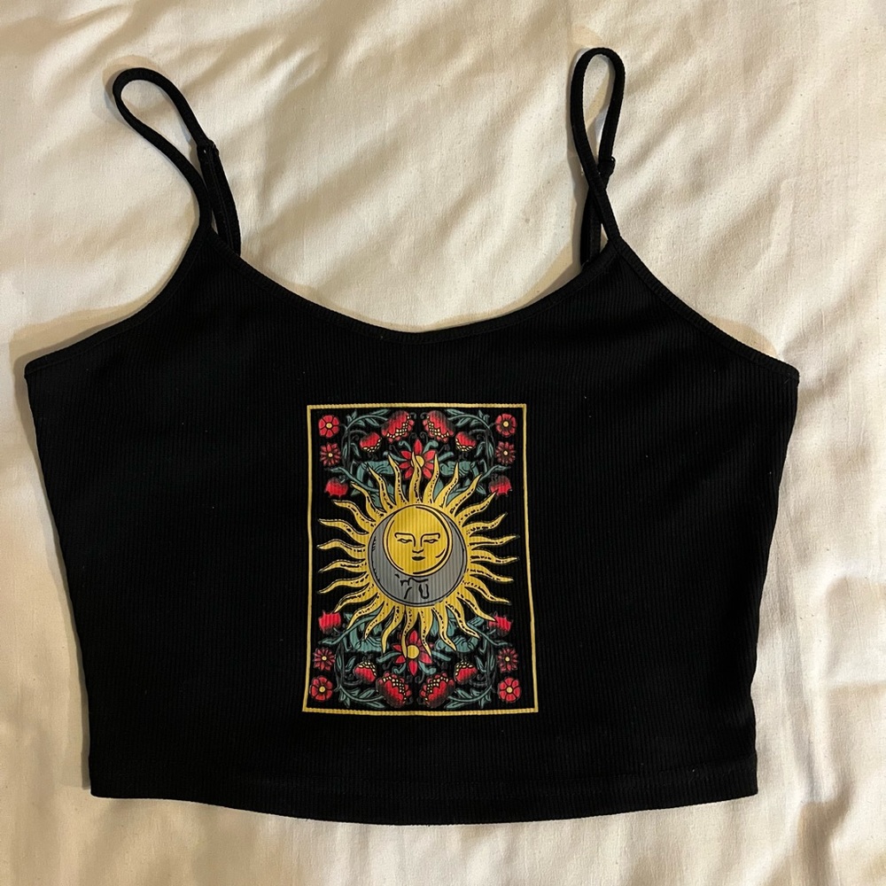 Black Sun Print Tank